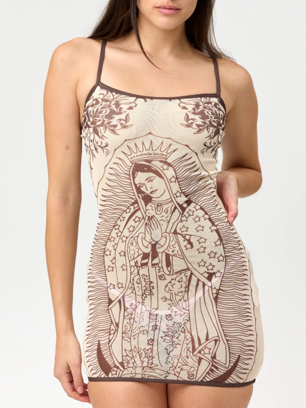 MARY' MESH DRESS COVER-UP From ED HARDY